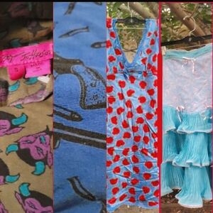 Comings Soon-- Betsey Johnson vintage y2k dresses cotton, cupcake, silk